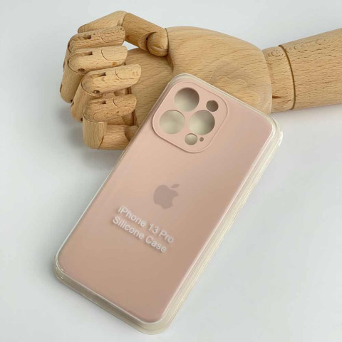 Чохол Silicone Case Full Camera на iPhone 13 Pro Pink sand